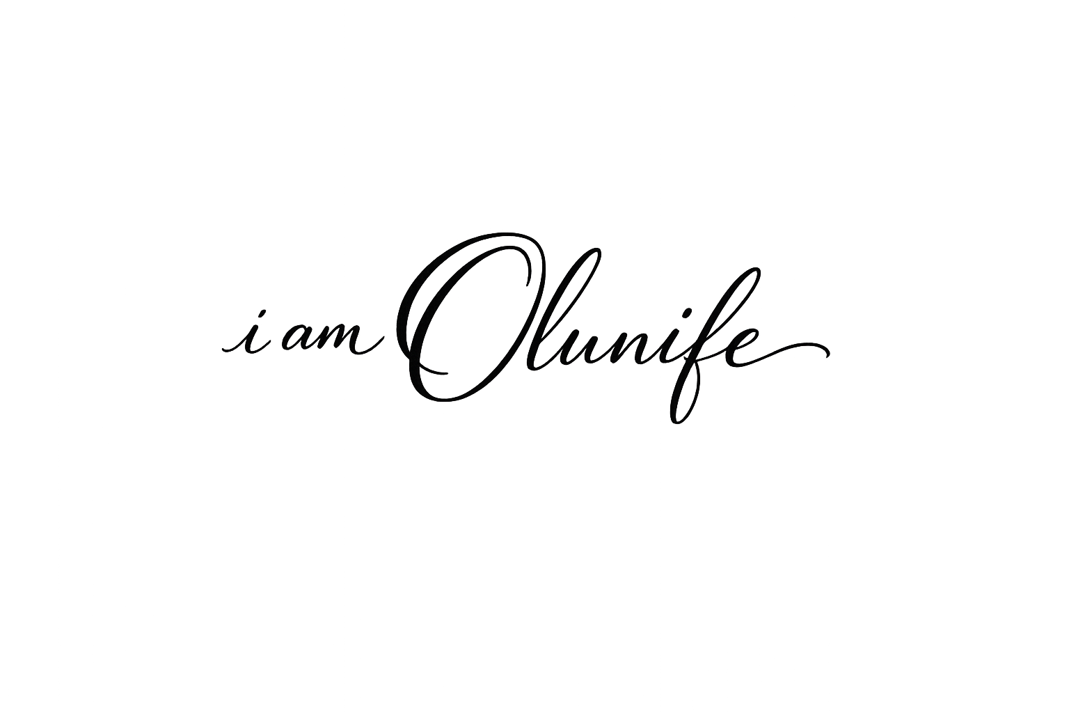 i am Olunife