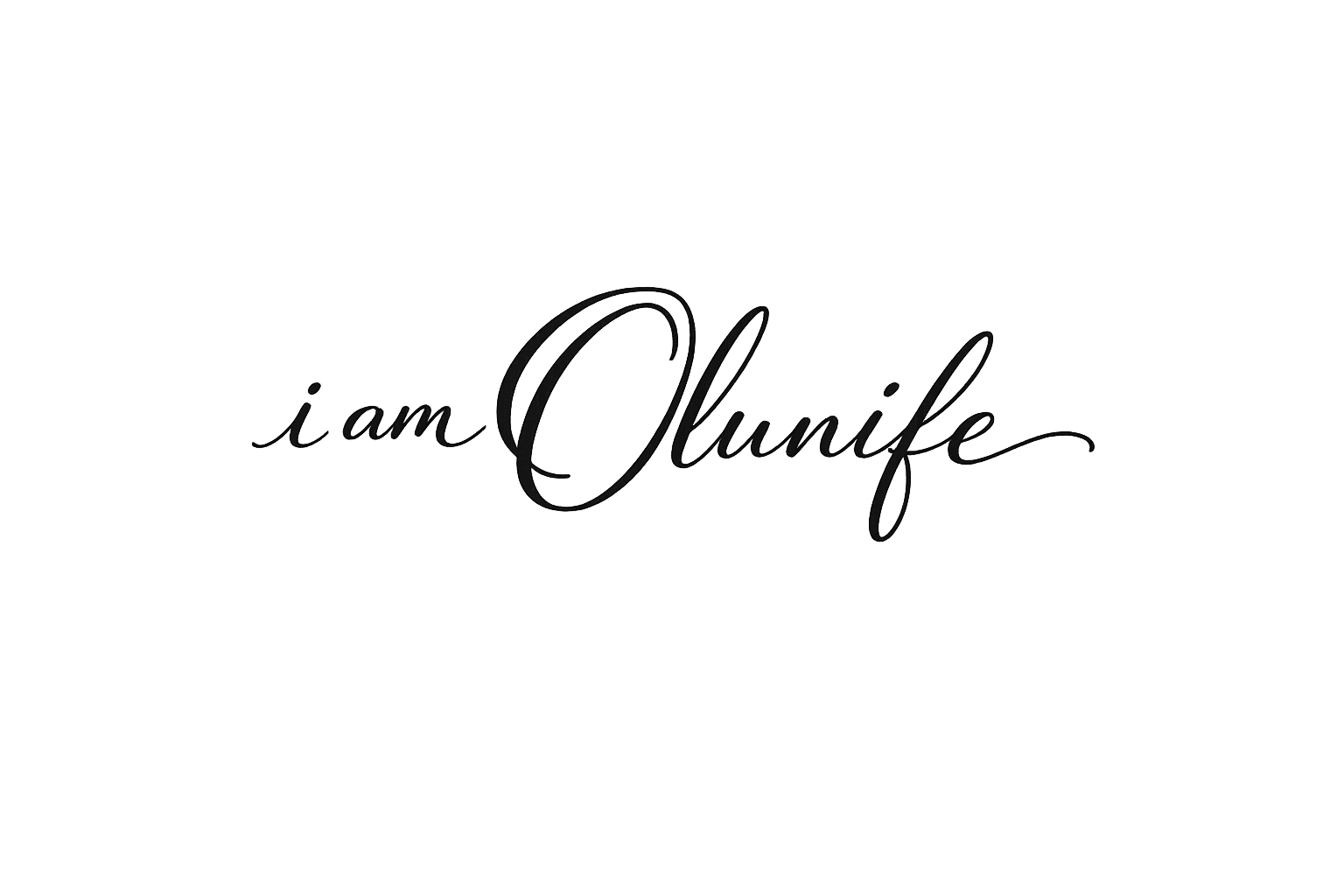 i am Olunife